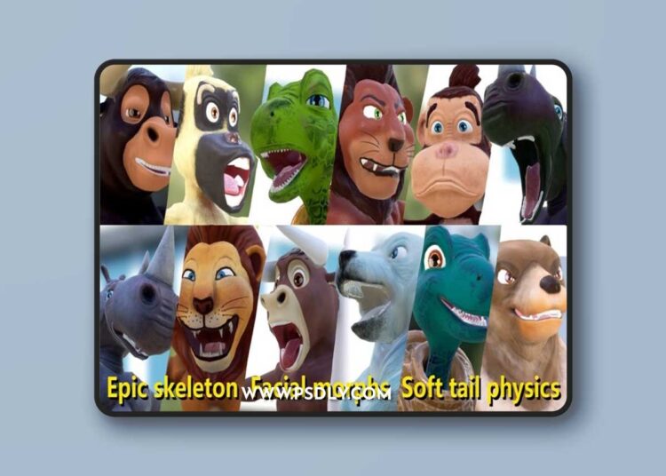 Cartoons Animals Pack 2 – Unreal Engine 1 Cartoons Animals Pack 2 – Unreal Engine
