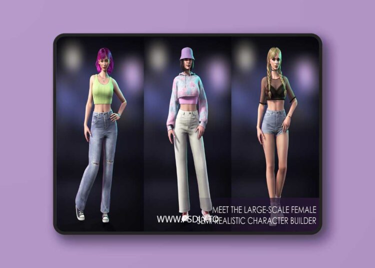 Casual Wear Girls Pack 1 - Streetwear Modern Realistic Stylized Woman Character (4.24 – 4.27 and 5.0 – 5.6) 1 Casual Wear Girls Pack 1 - Streetwear Modern Realistic Stylized Woman Character (4.24 – 4.27 and 5.0 – 5.6)