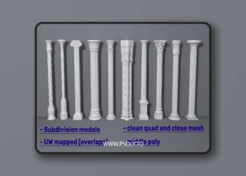 Columns Collection -1 - 10 pieces