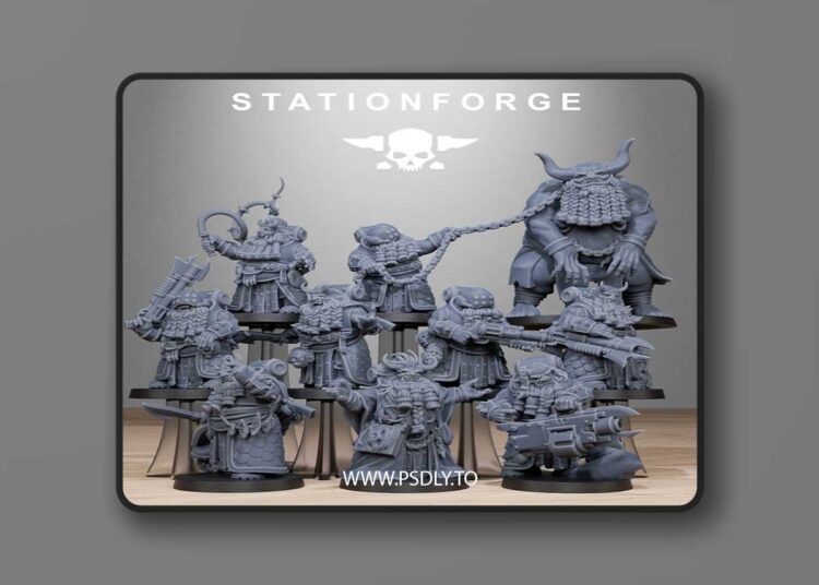 Corrupted Guard Dwarves – 3D Print Model 1 Corrupted Guard Dwarves – 3D Print Model