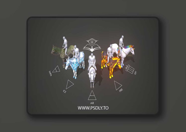 Elemental Horses Pack (4.27 and 5.0 – 5.8) for Unreal Engine 1 Elemental Horses Pack (4.18)