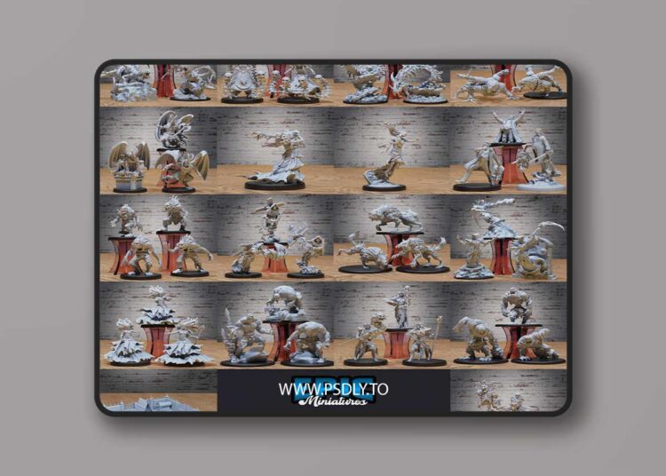 Epic Miniatures – Gruesome Graveyard Set – 3D Print Model 1 Epic Miniatures – Gruesome Graveyard Set – 3D Print Model