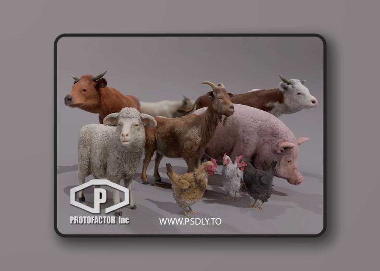 FARM ANIMALS PACK v2.1 for Unreal Engine 1 FARM ANIMALS PACK v2.1