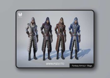 Fantasy Armour - Caster / Mage / Sorcerer / Wizard - Metahuman (5.0 – 5.6)