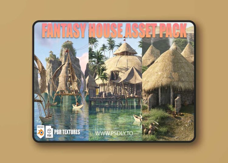 Fantasy House 3D Asset Pack 1 Fantasy House 3D Asset Pack