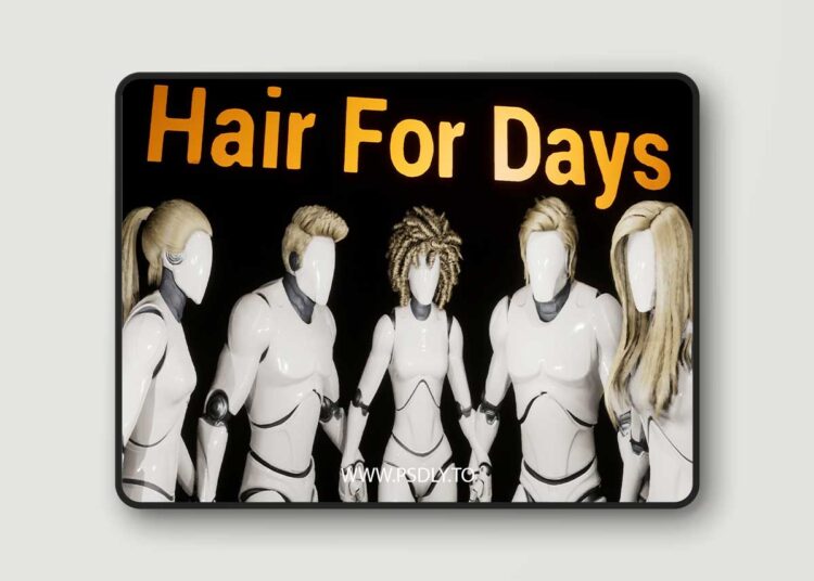 Hair For Days (4.26 – 4.27 and 5.0 – 5.6) for Unreal Engine 1 Hair For Days (4.26 – 4.27 and 5.0 – 5.6)
