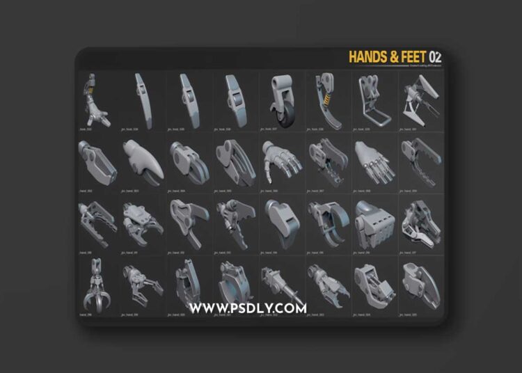 Hard-Surface Kitbash Collection 1 Hard-Surface Kitbash Collection