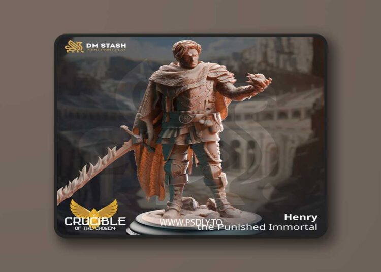 Henry the Punished Immortal – 3D Print Model 1 Henry the Punished Immortal – 3D Print Model