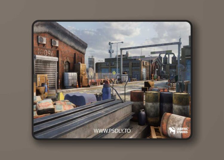 Industrial Harbour v1.0 for Unreal Engine 1 Industrial Harbour v1.0