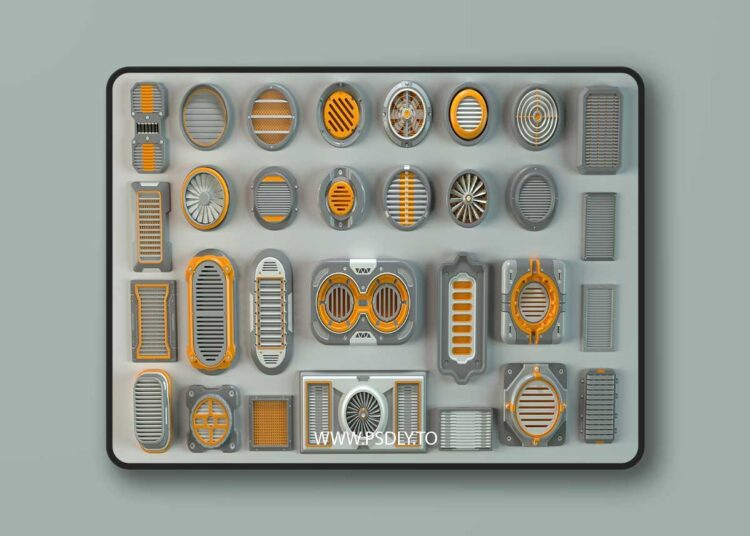 Industrial Kitbash-1 - 30 pieces for Unreal Engine 1 Industrial Kitbash-1 - 30 pieces