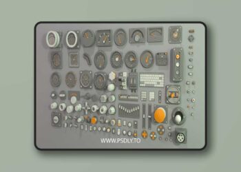 Industrial Kitbash-2 - 105 pieces