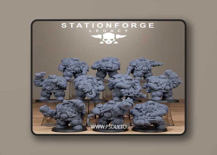 Ironvale Gearholders – 3D Print Model 1 Ironvale Gearholders – 3D Print Model