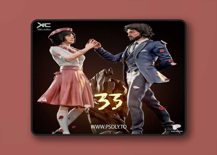 KC Studio – Expedition 33 Diorama – 3D Print Model STL 1 KC Studio – Expedition 33 Diorama – 3D Print Model STL