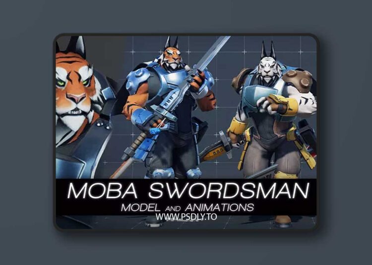 MOBA Swordsman – model & animations v1.0 1 MOBA Swordsman – model & animations v1.0