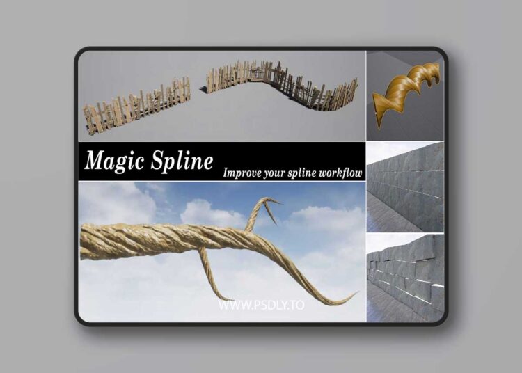 Magic Spline Plugin v1.5 (5.8) for Unreal Engine 1 Magic Spline Plugin v1.5 (5.6)