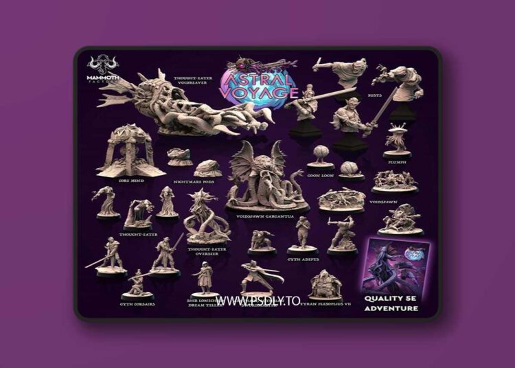 Mammoth Factory – Astral Voyage – 3D Print Model STL 1 Mammoth Factory – Astral Voyage – 3D Print Model STL