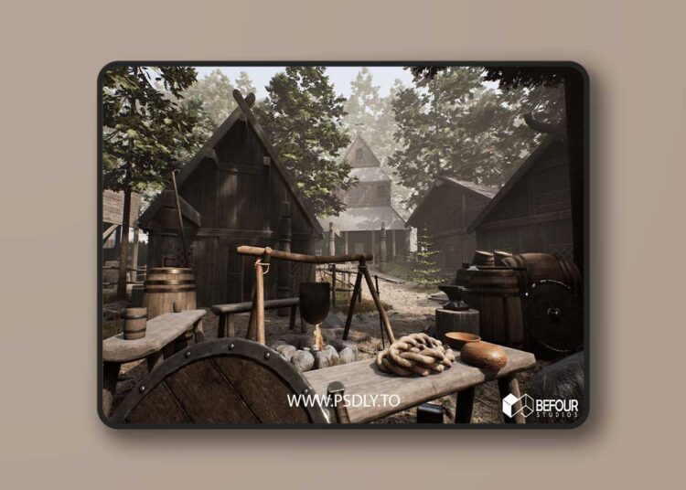 Medieval Nordic Village Environment (5.0+) 1 Medieval Nordic Village Environment (5.0+)