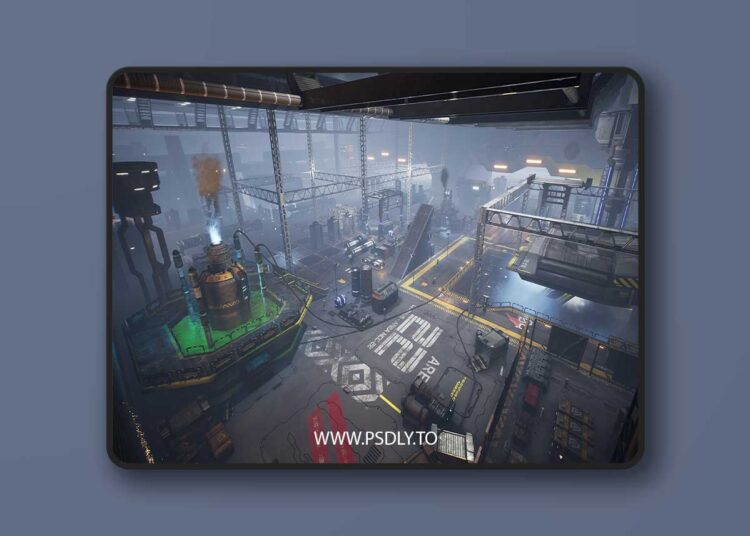 Modular Sci-fi Hangar Area Environment (4.26 – 4.27 and 5.0 – 5.6) 1 Modular Sci-fi Hangar Area Environment (4.26 – 4.27 and 5.0 – 5.6)