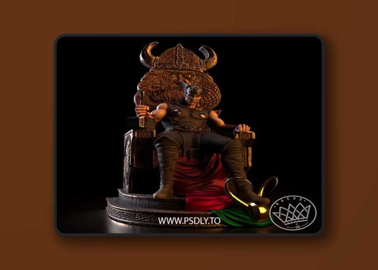 Nacho CG – Thor King of Kings – 3D Print Model STL 1 Nacho CG – Thor King of Kings – 3D Print Model STL