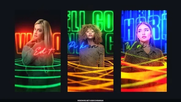 Videohive - Neon Animated Lines Poster Storie - 59881990 1 Videohive - Neon Animated Lines Poster Storie - 59881990