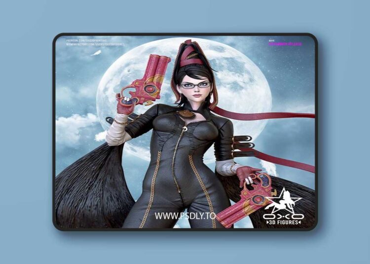 OXO3D Figures – Bayonetta – 3D Print Model STL 1 OXO3D Figures – Bayonetta – 3D Print Model STL