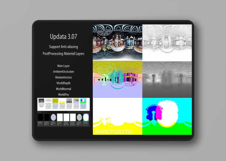 Panoramic Render Pass v3.02 (5.5) for Unreal Engine 1 Panoramic Render Pass v3.02 (5.5)