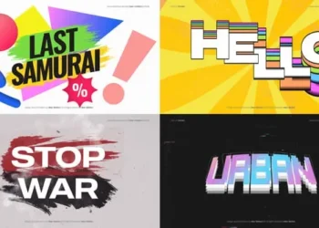 Pop Art Text Animations