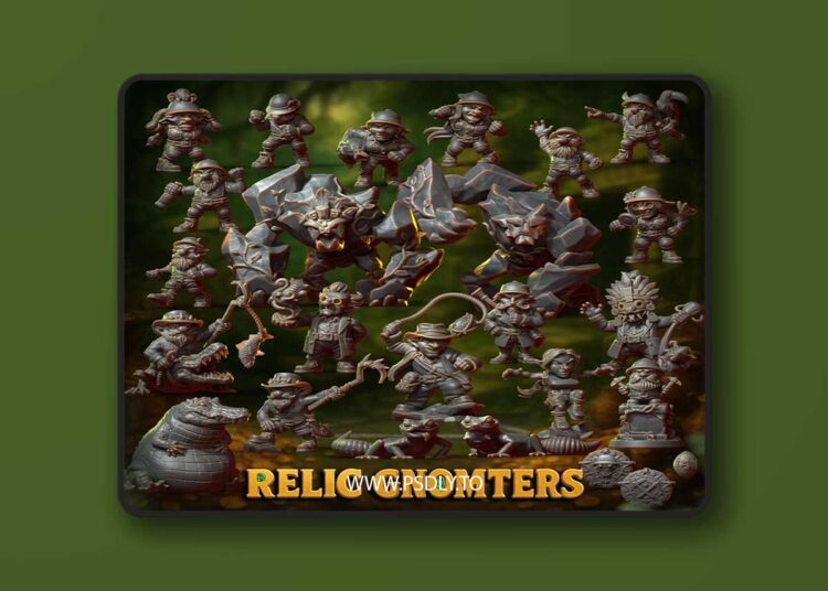 Punga Miniatures – Relic Gnomters Part 1 August 2025 – 3D Print Model STL 1 Punga Miniatures – Relic Gnomters Part 1 August 2025 – 3D Print Model STL