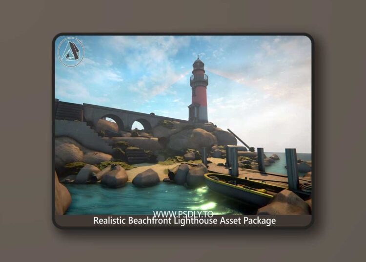 Realistic Beachfront Lighthouse Asset Package v1.0 1 Realistic Beachfront Lighthouse Asset Package v1.0