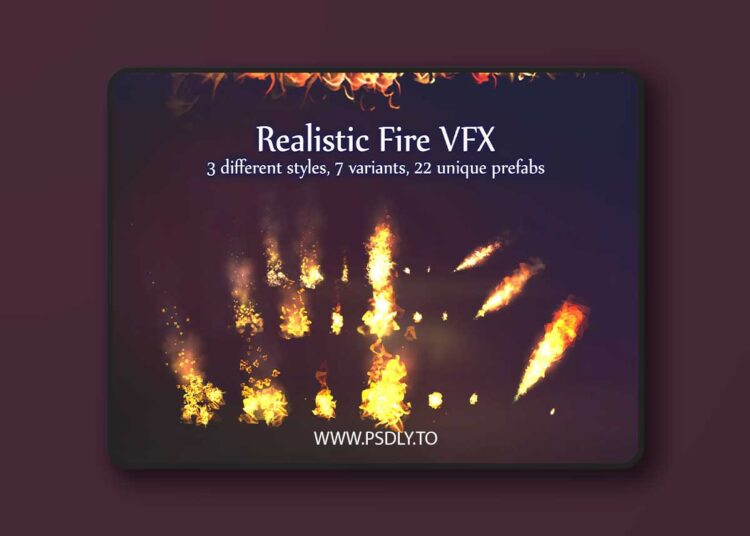 Realistic Fire VFX V3.5 for Unreal Engine 1 Realistic Fire VFX V3.5