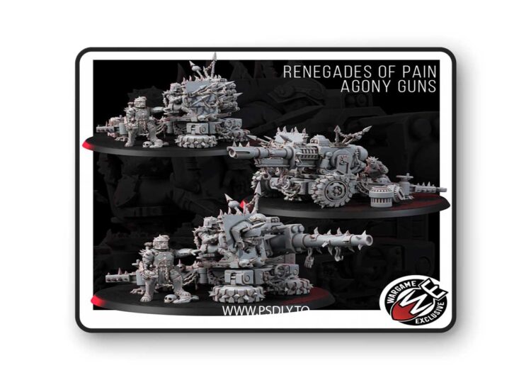 Renegade of Pain – Agony Guns – 3D Print Model 1 Renegade of Pain – Agony Guns – 3D Print Model