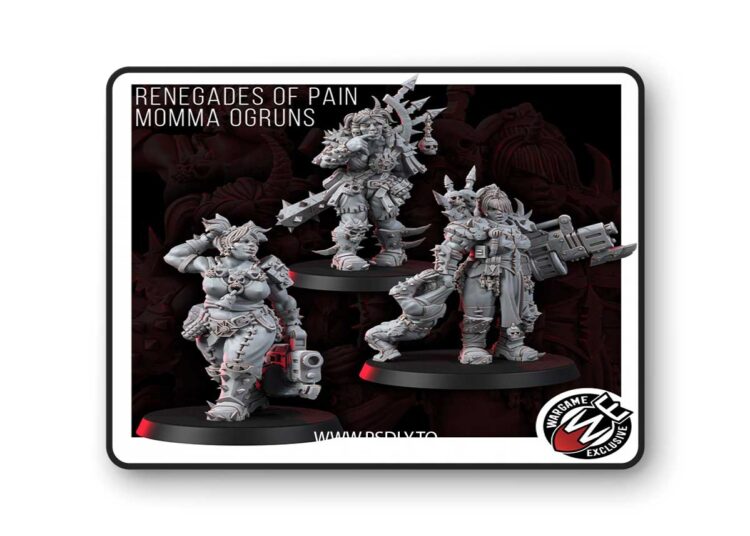 Renegade of Pain – Momma Ogruns – 3D Print Model 1 Renegade of Pain – Momma Ogruns – 3D Print Model