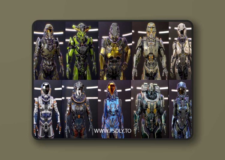 Sci-Fi Armors Full Pack (4.23 – 4.27 and 5.0 – 5.4) for Unreal Engine 1 Sci-Fi Armors Full Pack (4.23 – 4.27 and 5.0 – 5.4)