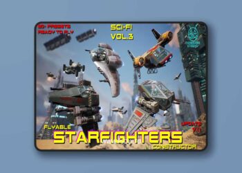 Sci-Fi Vol.3 Flyable Starfighters Constructor (5.3)