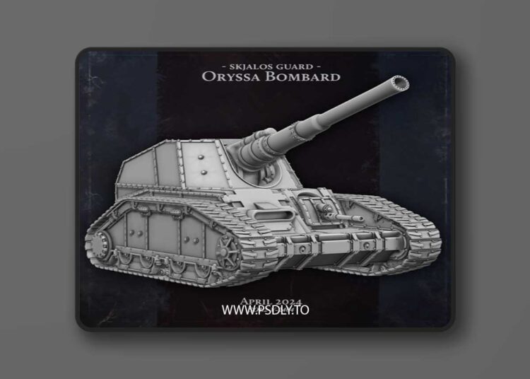 Skjalos Guard – Oryssa Bombard – 3D Print Model 1 Skjalos Guard – Oryssa Bombard – 3D Print Model