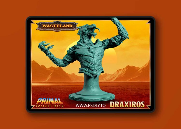 Sorcerer King – Draxiros Bust – 3D Print Model 1 Sorcerer King – Draxiros Bust – 3D Print Model