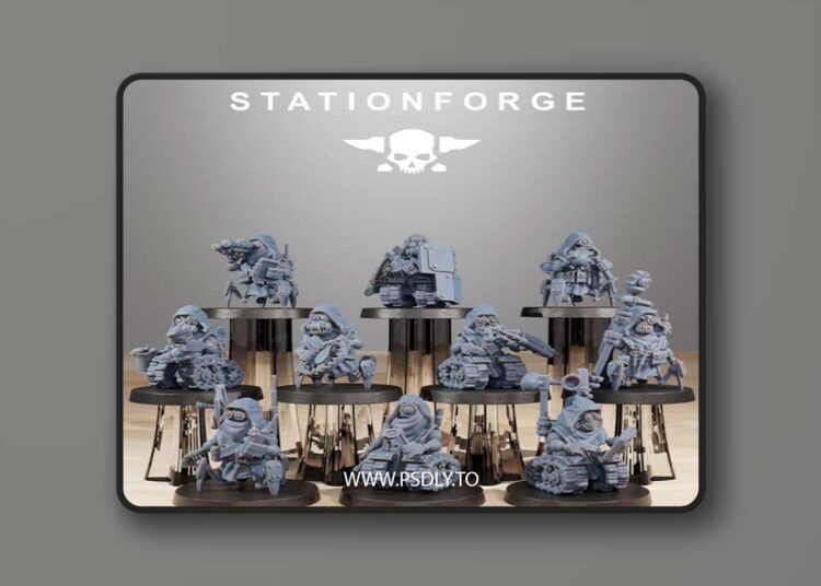Station Forge – Scavenger Salvagers – 3D Print Model 1 Station Forge – Scavenger Salvagers – 3D Print Model