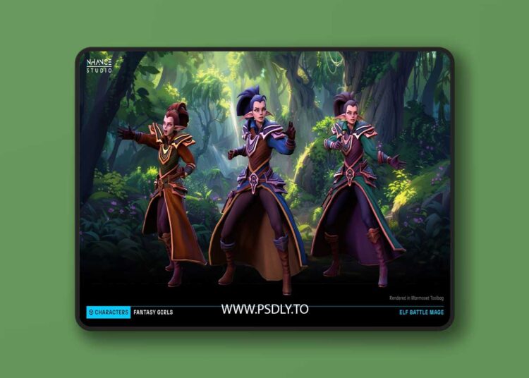 Stylized Fantasy Girls NPC Pack #3 (5.1+) 1 Stylized Fantasy Girls NPC Pack #3 (5.1+)