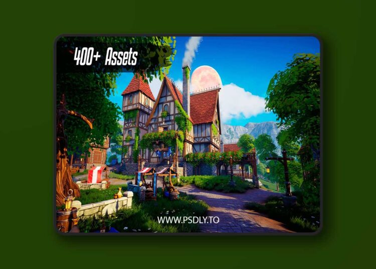Stylized Village - Modular Stylized Fantasy Village Environment (4.26 – 4.27 and 5.0 – 5.8) 1 Stylized Village - Modular Stylized Village Environment (5.1+)