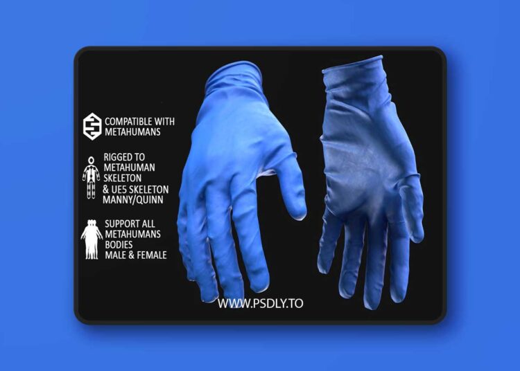 Surgery Gloves 147 - All MH Bodies & UE5 Skeletons - Rigged (5.3 – 5.6) 1 Surgery Gloves 147 - All MH Bodies & UE5 Skeletons - Rigged (5.3 – 5.6)