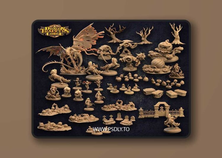The Dragon Trappers Lodge – Stoican Halloween – 3D Print Model STL 1 The Dragon Trappers Lodge – Stoican Halloween – 3D Print Model STL