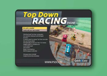 Top Down Car Racing Engine v1.0