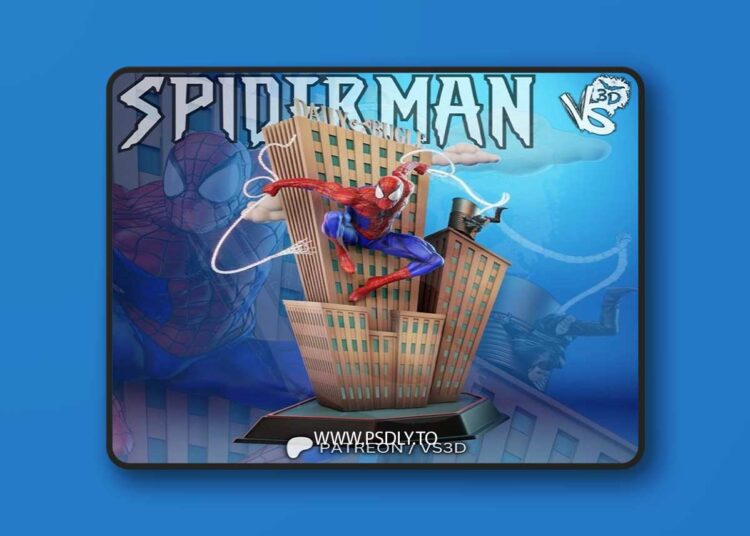 VS3D – Spider-man – 3D Print Model STL 1 VS3D – Spider-man – 3D Print Model STL