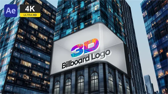 Videohive - 3D Billboard City Logo Reveal - 60507227 1 Videohive - 3D Billboard City Logo Reveal - 60507227