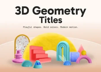 Videohive - 3D Geometry Titles - 60364650
