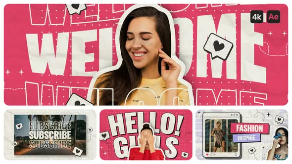 Videohive - Creative Youtube Opener - Collage Intro - 51016231 1 Videohive - Creative Youtube Opener - Collage Intro - 51016231