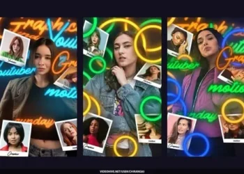 Videohive - Neon Photo Memories Stories - 60362834