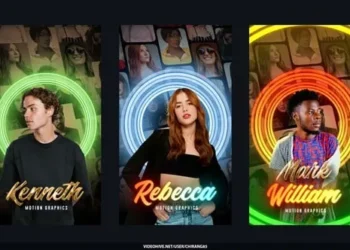 Videohive - Neon Photo Poster Stories - 60017540
