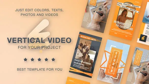 Videohive - Orange Vertical Promo - 59910155 1 Videohive - Orange Vertical Promo - 59910155