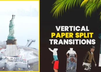 Videohive - Paper Split Transitions - 60363194
